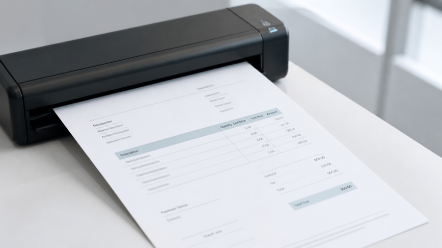 Searchable scanned PDF workflow from page image to reviewed OCR text